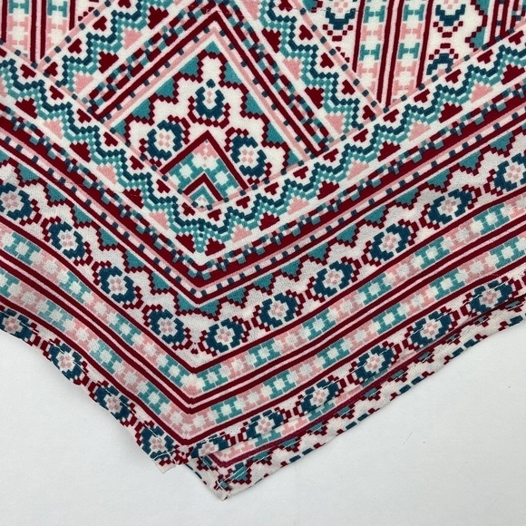 Heart Souls Womens Blouse Tank White Aztec Small - Picture 8 of 10